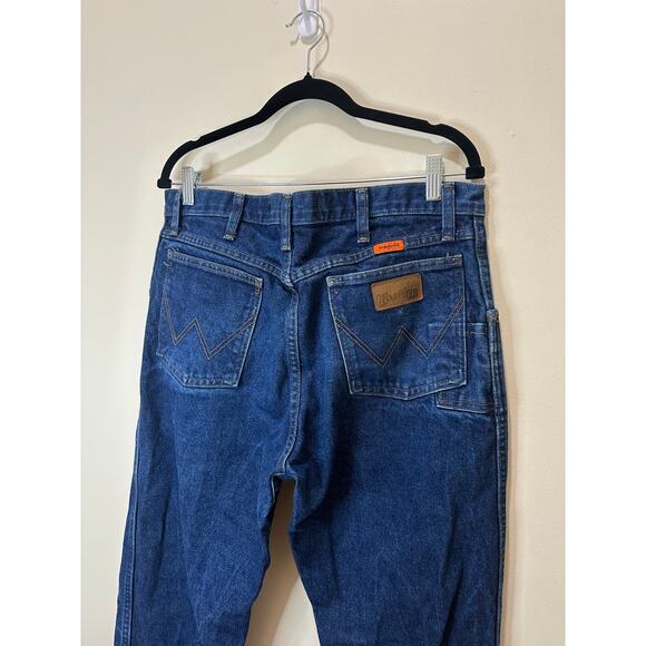 Wrangler FR Sz 35x36 31 Relaxed Jeans dark Wash Cat2 - Worn Once - Picture 2 of 7